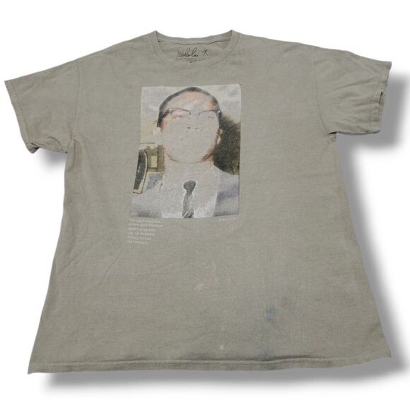 Malcolm X Shirt Size Medium / Large Graphic Tee Graphic Print T-Shirt Grungy Tee - Picture 1 of 10